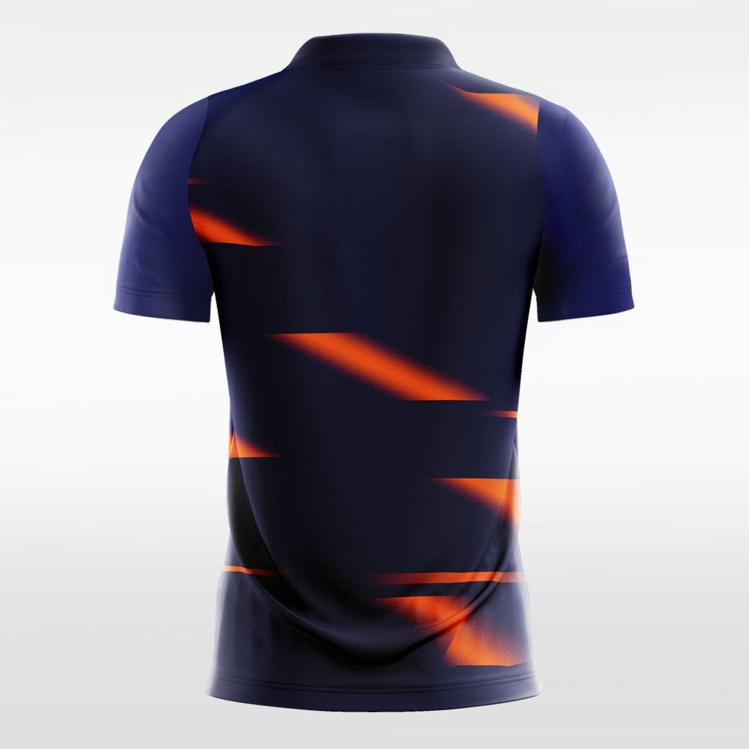 Custom Navy Blue Men's Sublimated Soccer Jersey