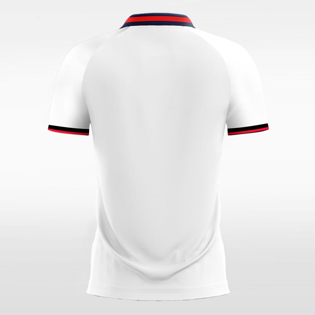 Custom White Men's Sublimated Soccer Jersey