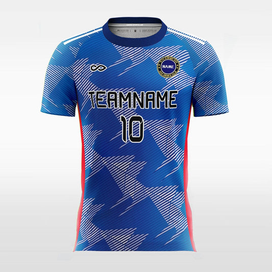 Blue Retro Soccer Jerseys