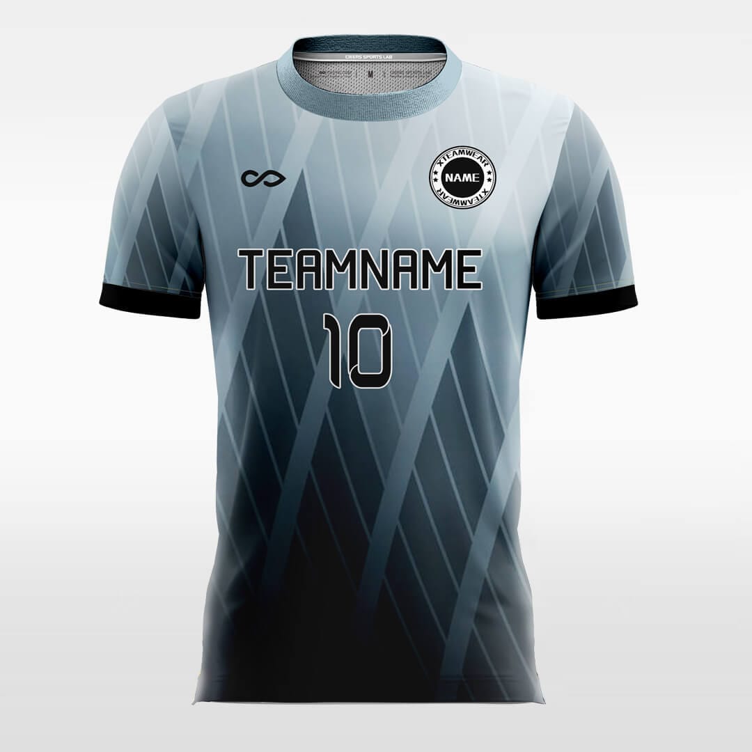 Grey Soccer Jersey for Men Sublimation