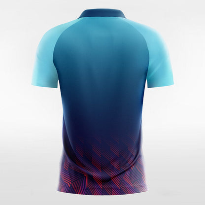 Custom Blue Men's Sublimated Soccer Jersey