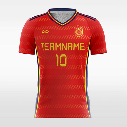 Red and Yellow Soccer Jerseys