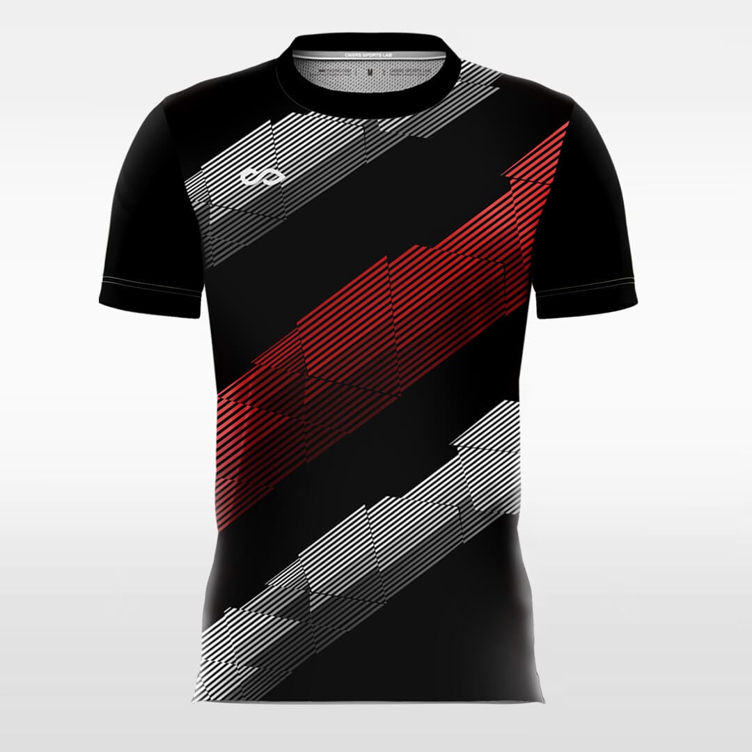 Black Soccer Jersey Sublimation