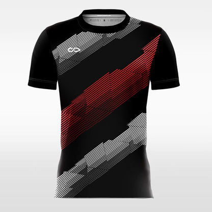 Black Soccer Jersey Sublimation