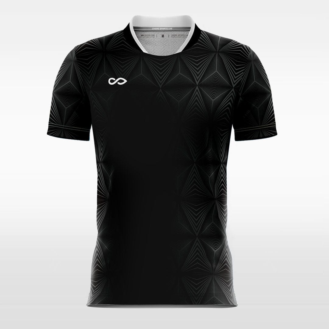 Custom Black Team Soccer Jerseys