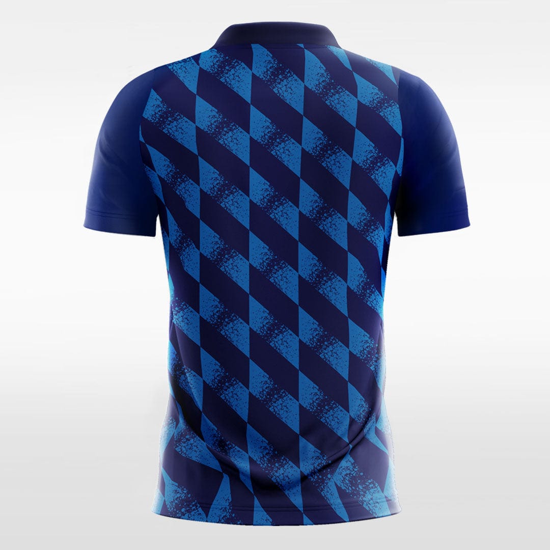 Custom Navy Blue Men's Sublimated Soccer Jersey