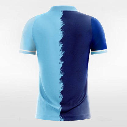 Custom Blue Men's Sublimated Soccer Jersey