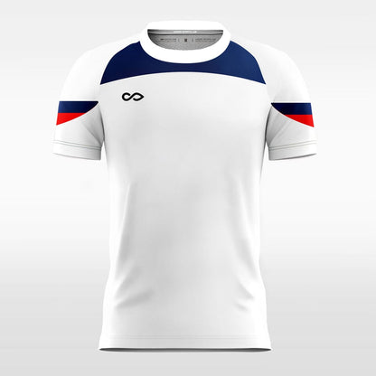 Custom White Team Soccer Jerseys Deisgn