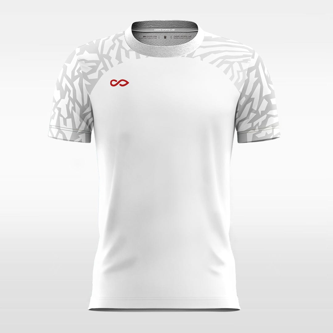 White Cobweb Soccer Jersey