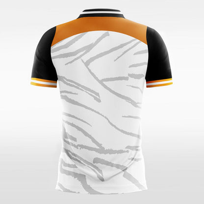 Custom White Men's Sublimated Soccer Jersey