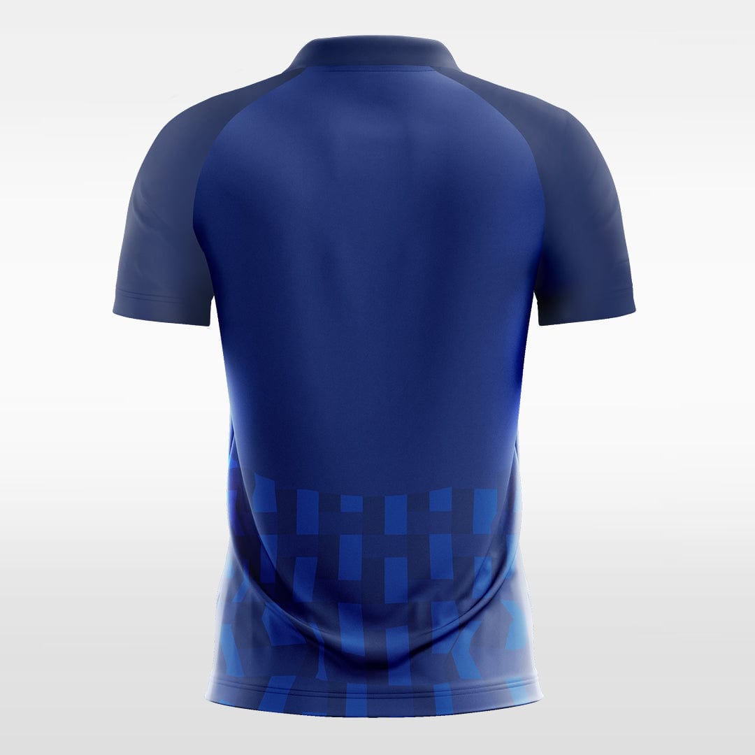 Custom Blue Men's Sublimated Soccer Jersey