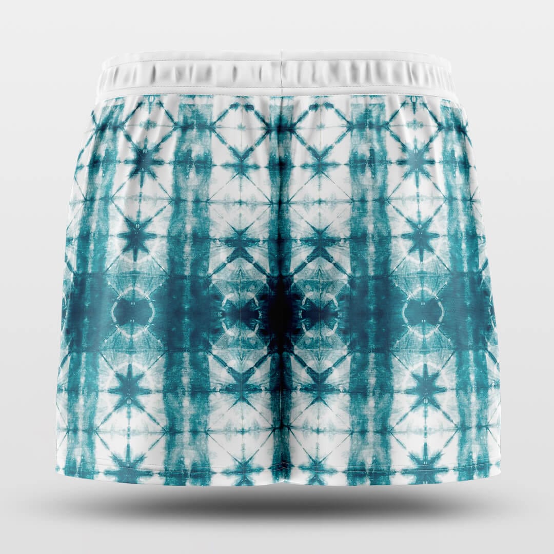 labyrinth green training shorts