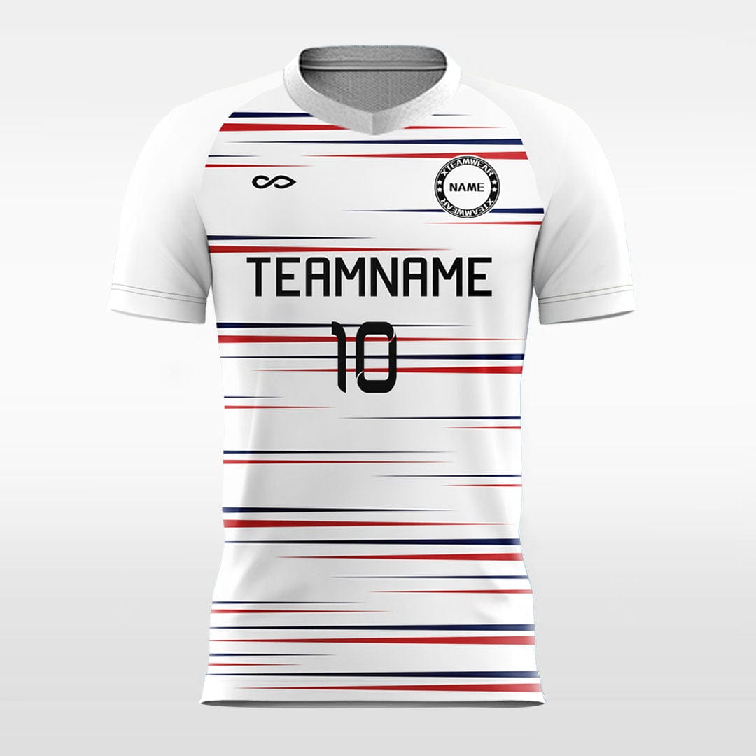 Cheap Striped Print Soccer Jerseys