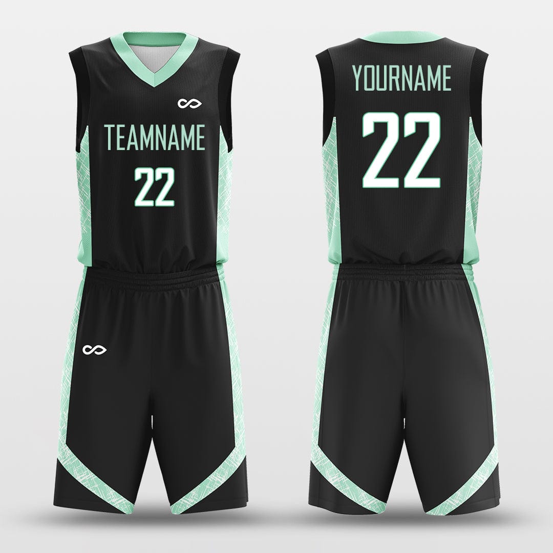 Green Red - Custom Basketball Jersey Set Design for Team – XBalla