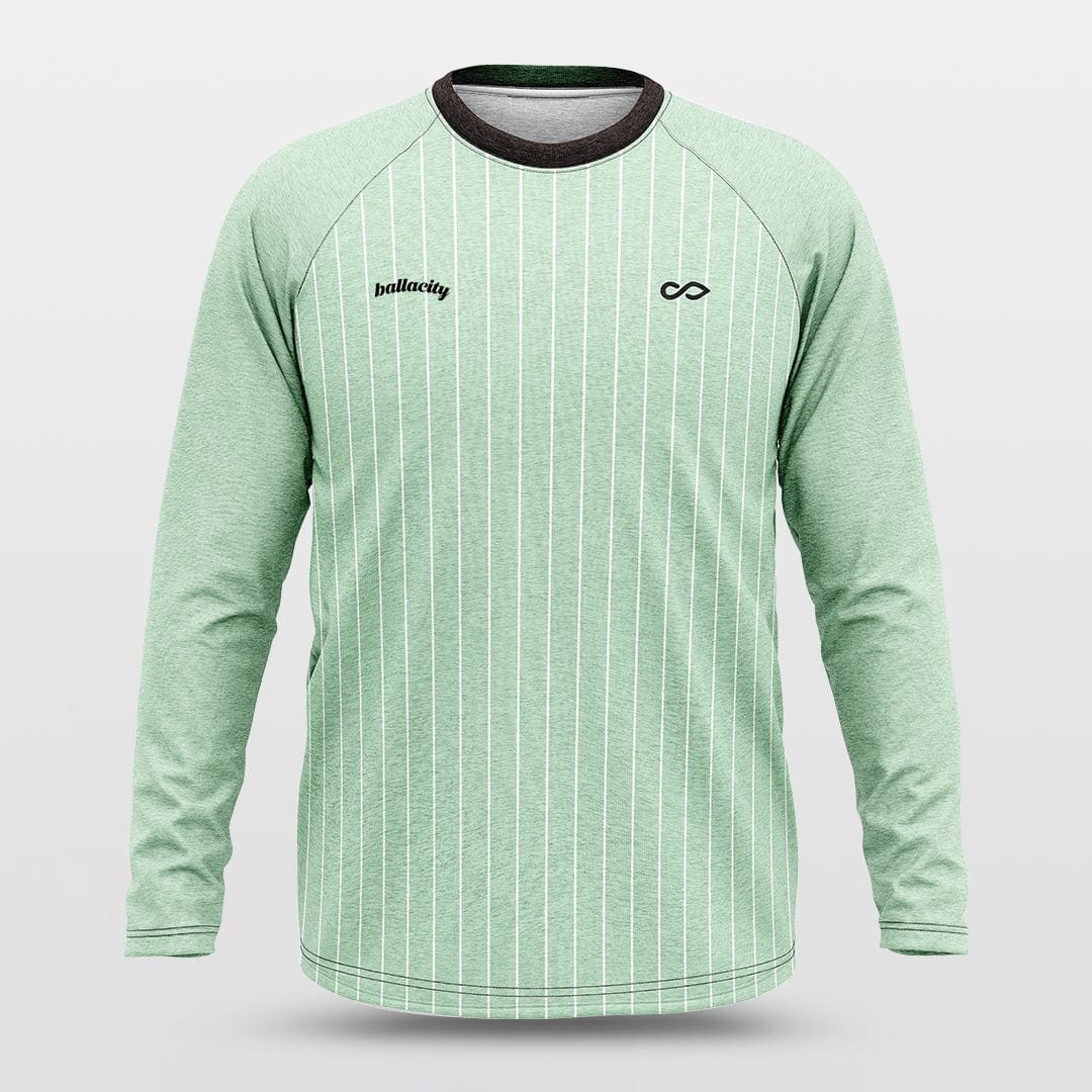 Custom Long Sleeve Jersey Green 