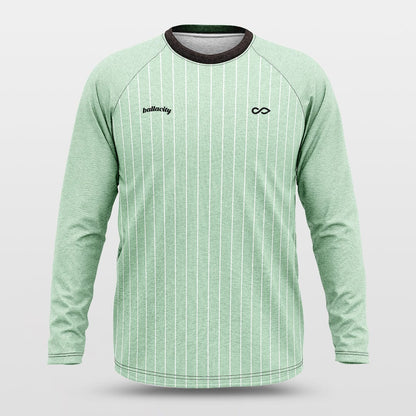 Custom Long Sleeve Jersey Green 