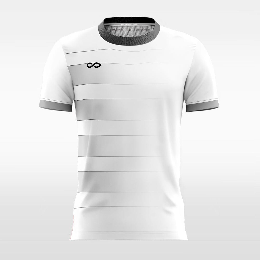 White Fade out Soccer Jersey