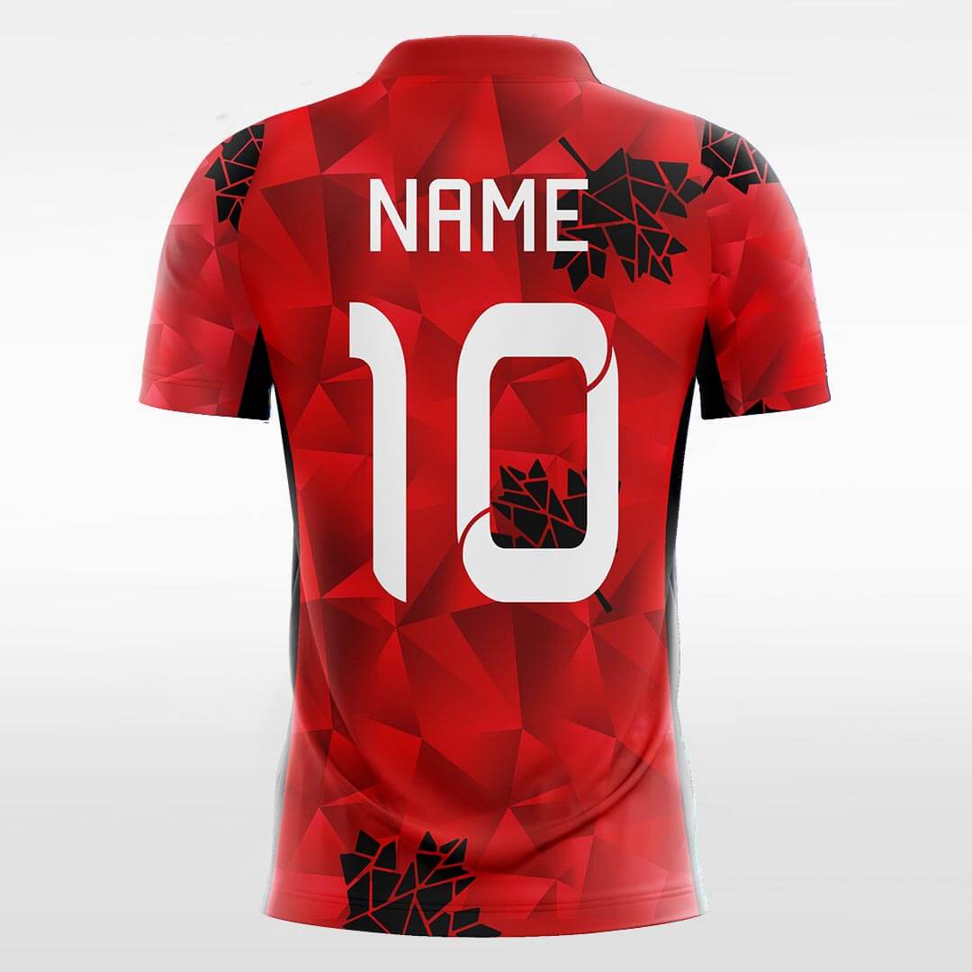 Red Soccer Jersey for Men Sublimation