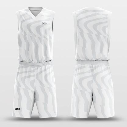 Custom White Basketball Jersey