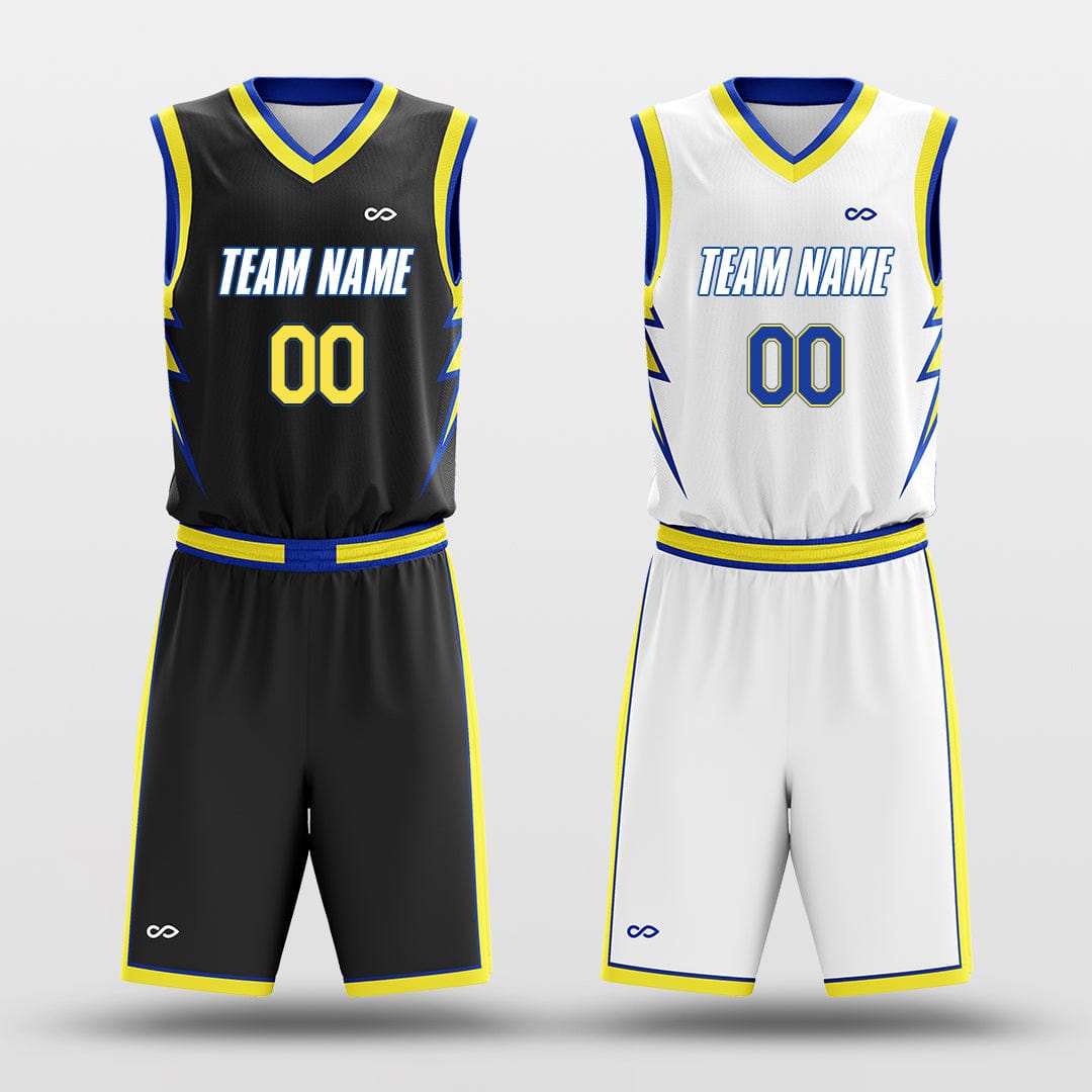 Yellow-lightning-basketball-jerseys