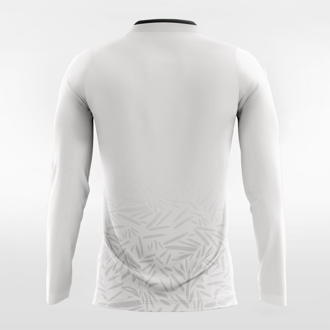 Gray Long Sleeve Team Soccer Jersey