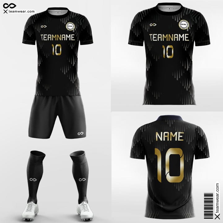 All Black Soccer Jerseys