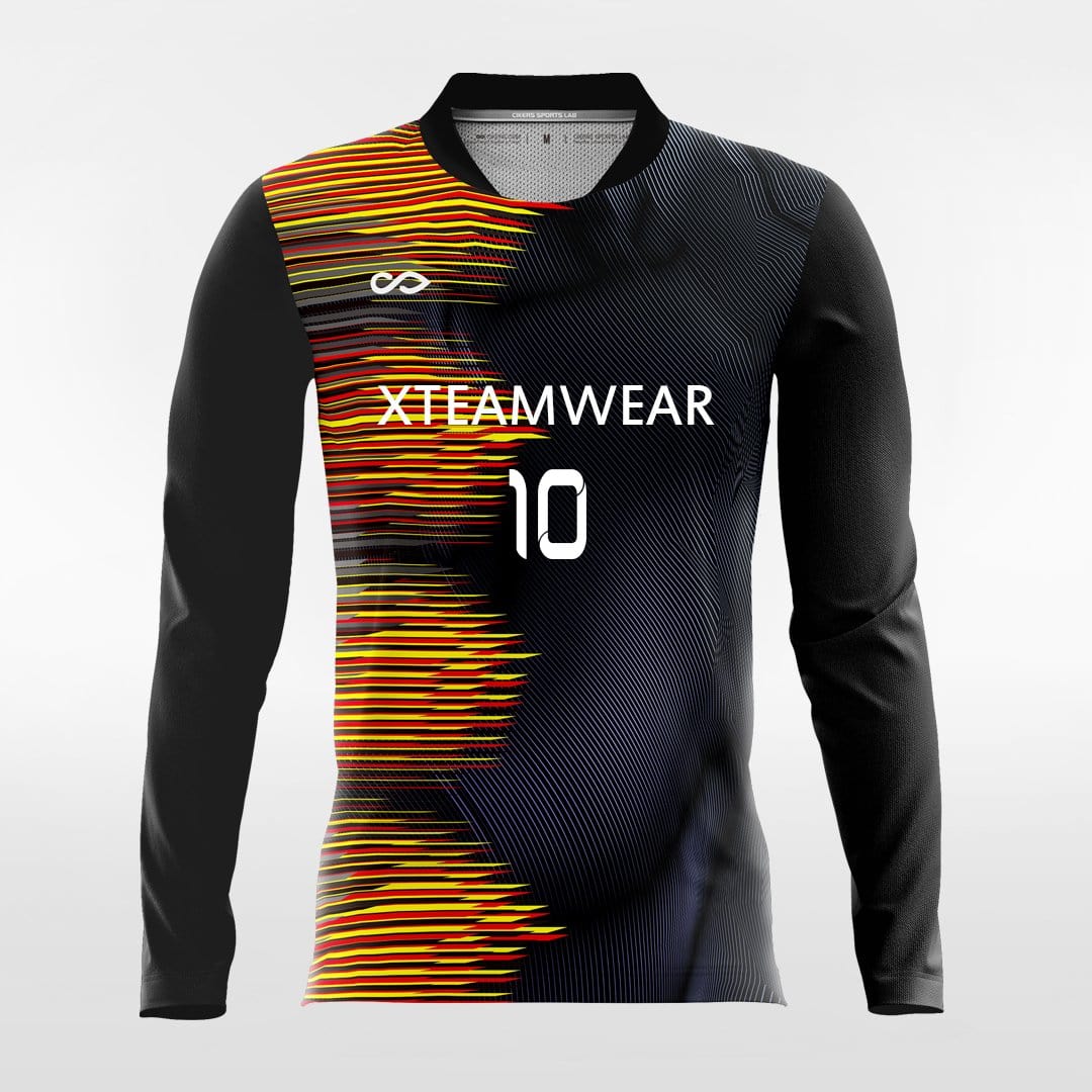 Black Men's Sublimated Soccer Jerseys