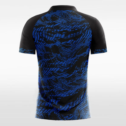 black and blue kids jersey