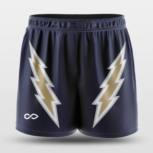 black lightning track shorts