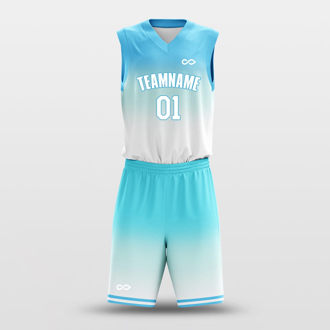 Ocean Blue - Custom Basketball Jersey Set Fade Fashion