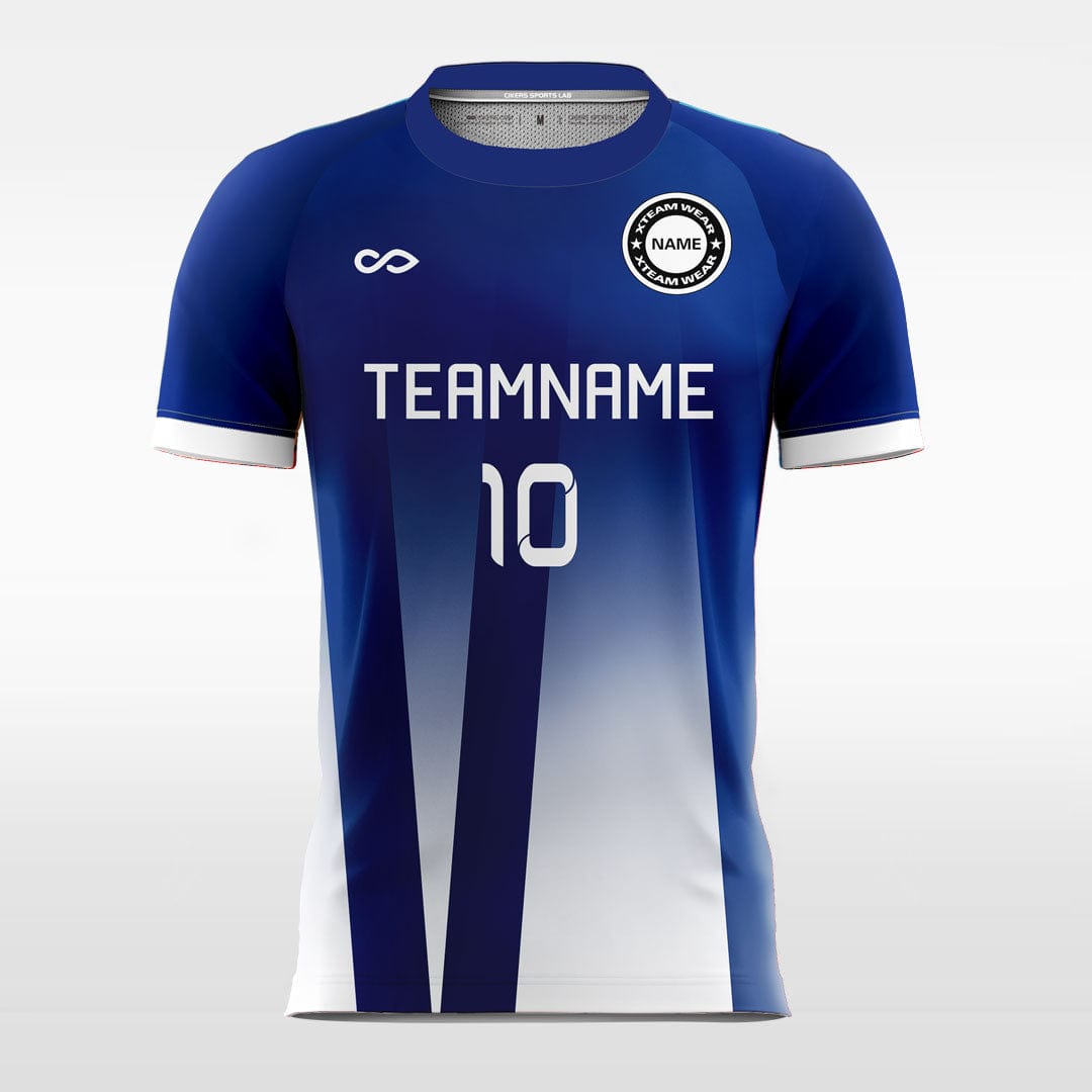 Blue Gradient kids soccer jerseys