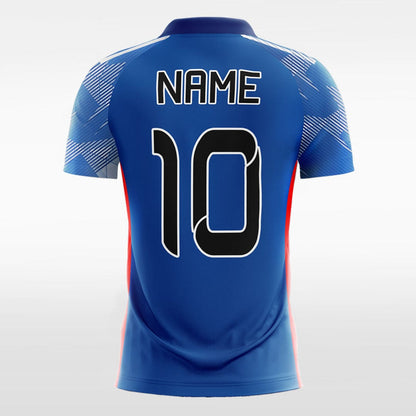 blue kids soccer jerseys