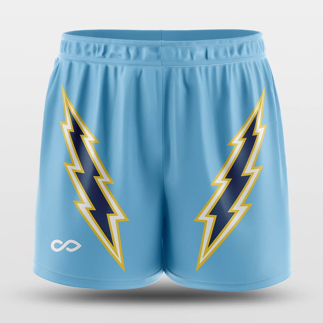 blue lightning track short