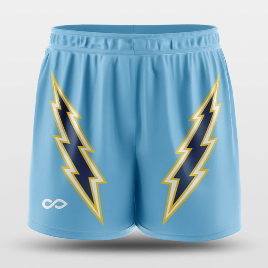 blue lightning track short