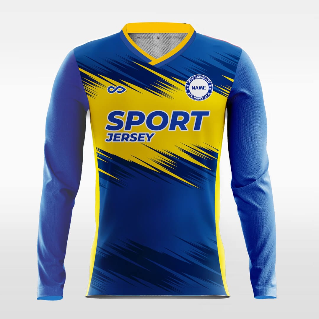 blue long sleeve