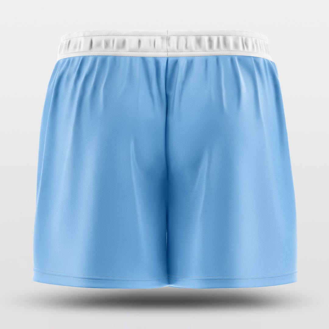 blue training short pants