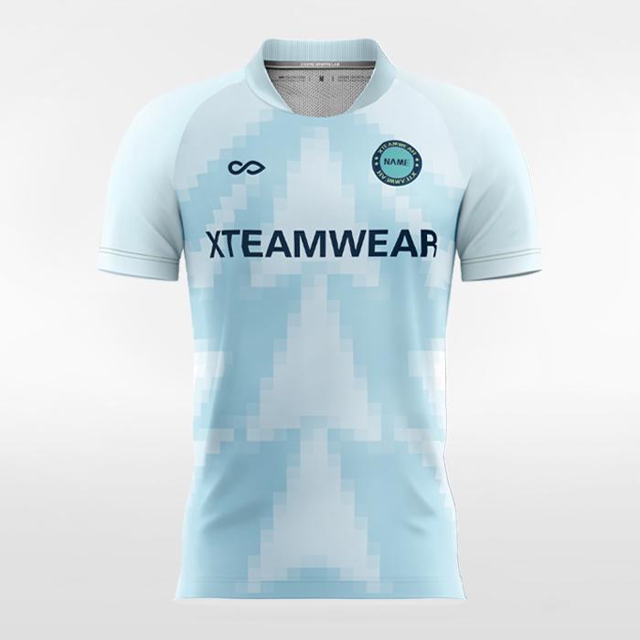 Blue Mosaic Soccer Jersey