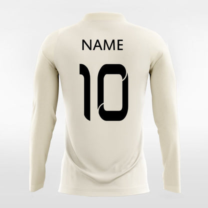 Custom Cream Soccer Jersey