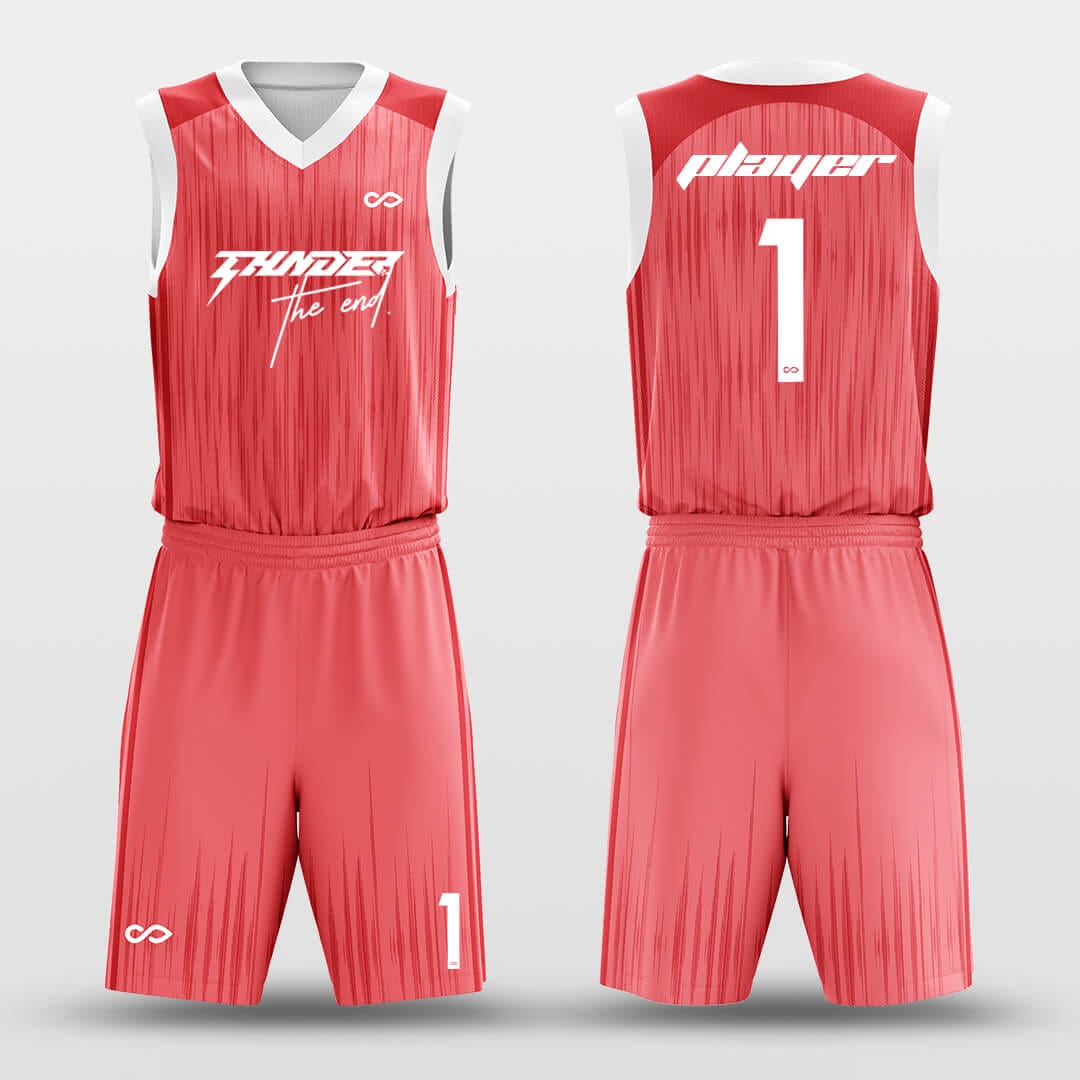 pink basketball jersey design