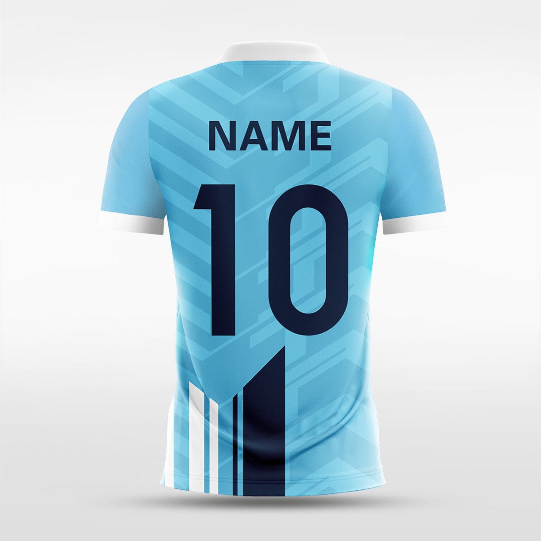 Custom Blue Men's Sublimated Soccer Jersey