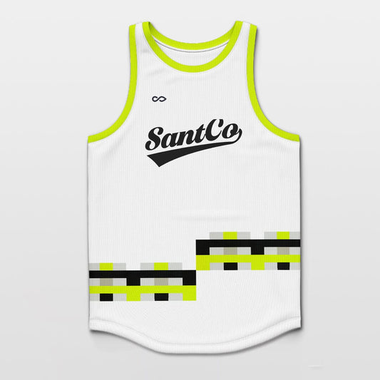 White Track jerseys customized