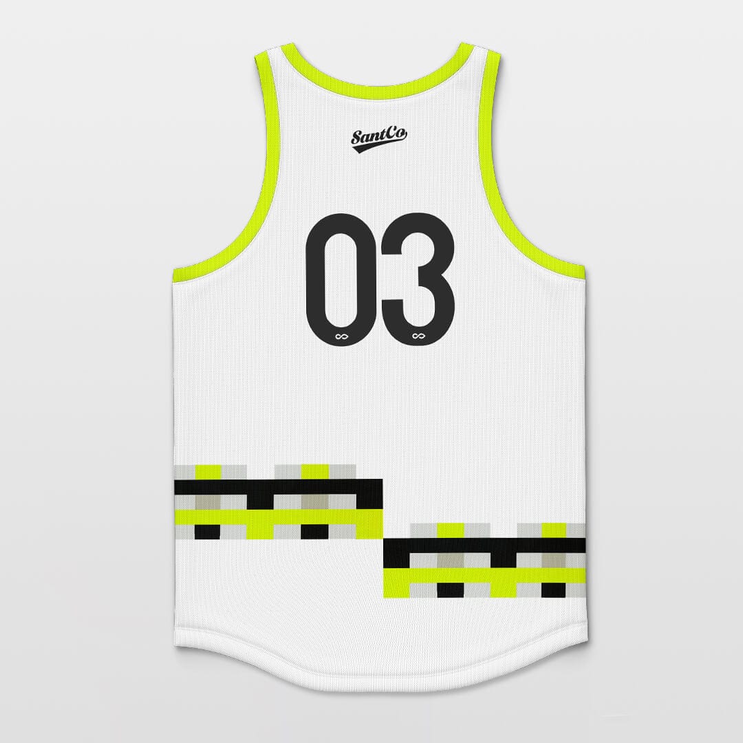 customized basketball jersey white