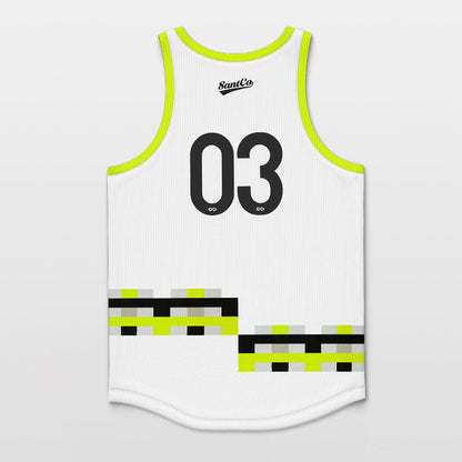 customized Track jersey white