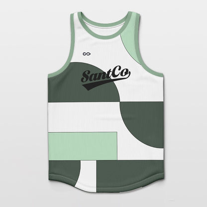 Geometry - Customized Basketball Jersey Vest Sleeveless