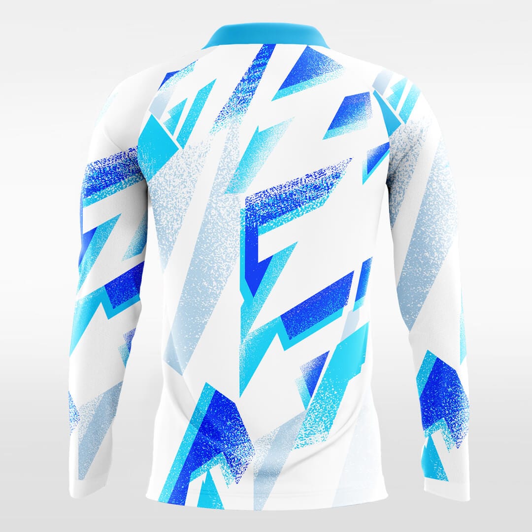 Glacier - Custom Long Sleeve Volleyball Jersey Sublimated