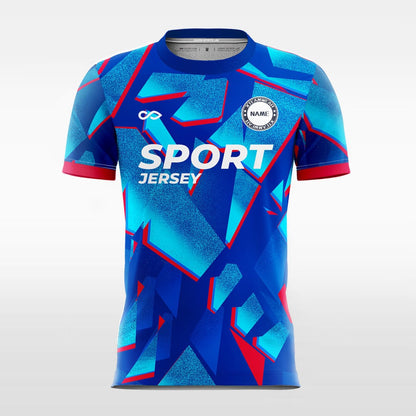 glacier short sleeve soccer jersey