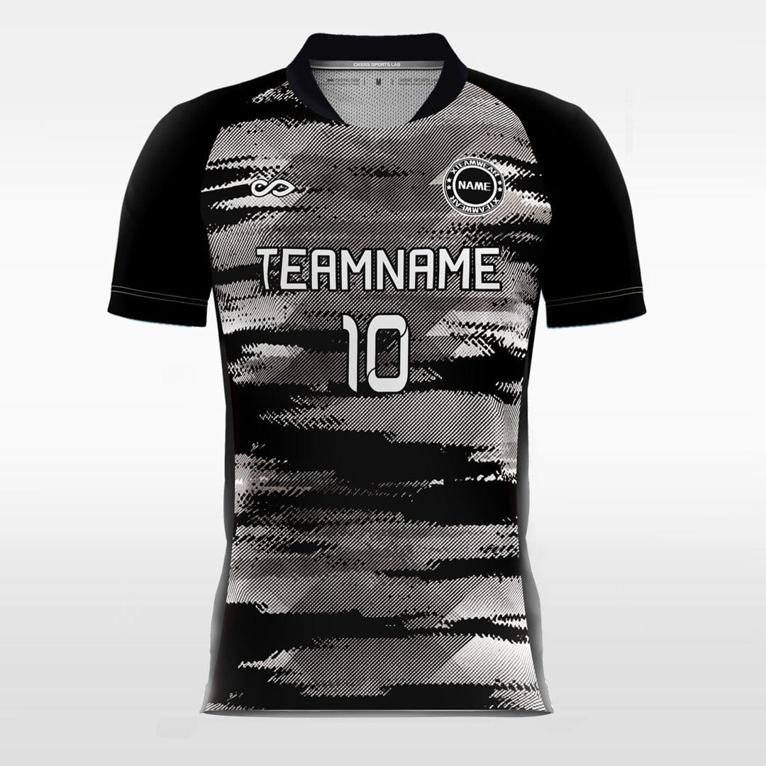 grey mosaic kids soccer jerseys design