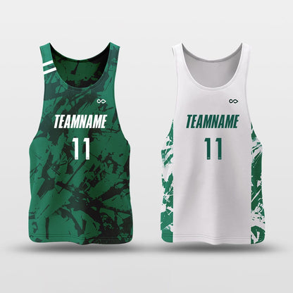 Ink Wash - Custom Reversible Quick Dry Basketball Jersey Top