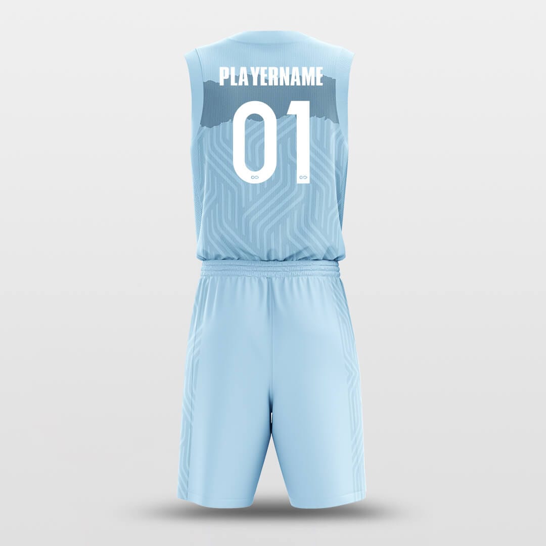 blue basketball jerseys design