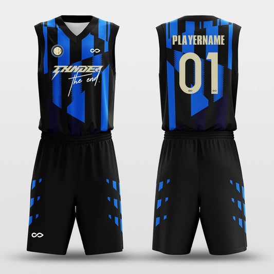 basketball jersey black and blue